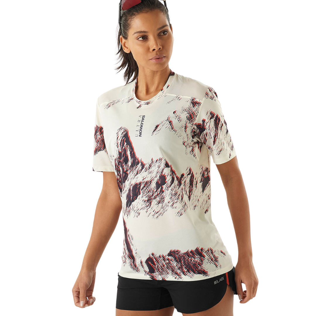 Salomon - Salomon Women's S/LAB Ultra Print Tee - Cam2