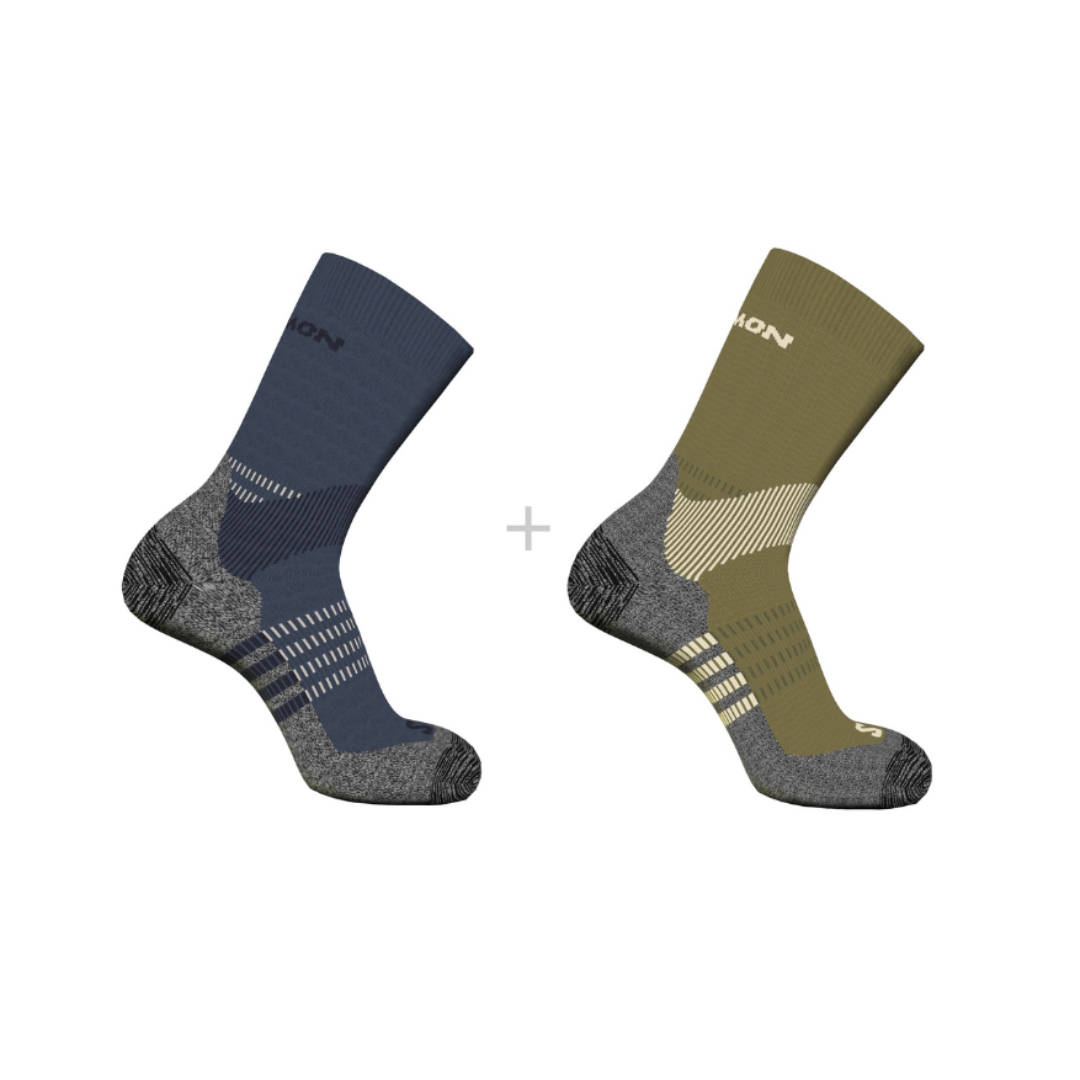 Salomon Unisex's X Ultra Access Crew 2-Pack Socks (LC2372000)