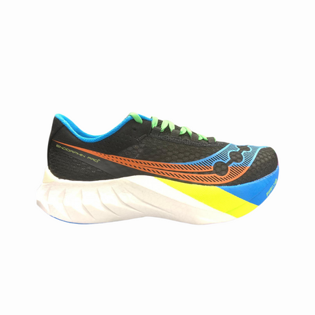 Saucony - Saucony Unisex's Endorphin Pro 4 Road Ruuning Shoes (Black/ Vizi) - Cam2