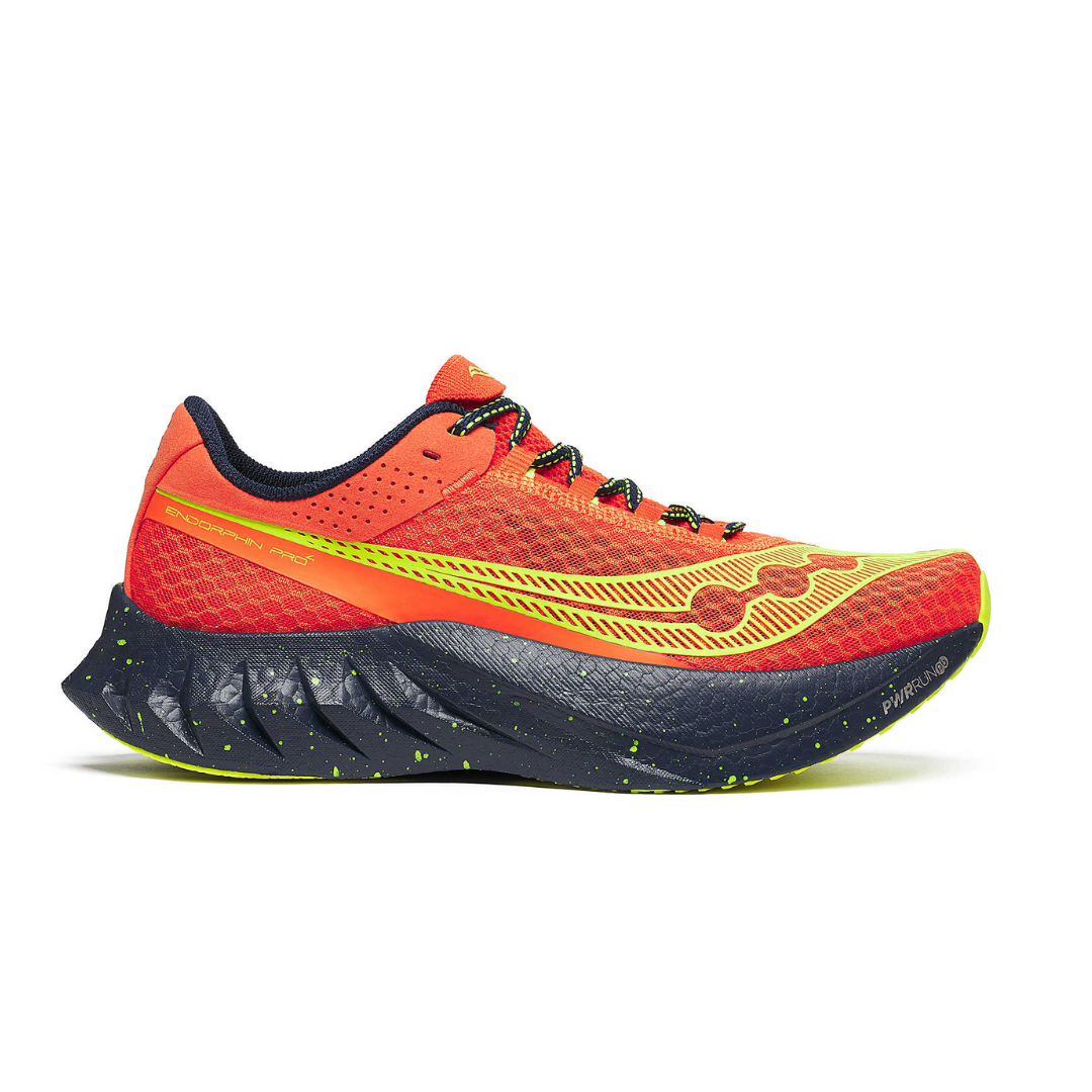 Saucony - Saucony Men's Endorphin Pro 4 Road Ruuning Shoes (Pepper/ Navy) - Cam2