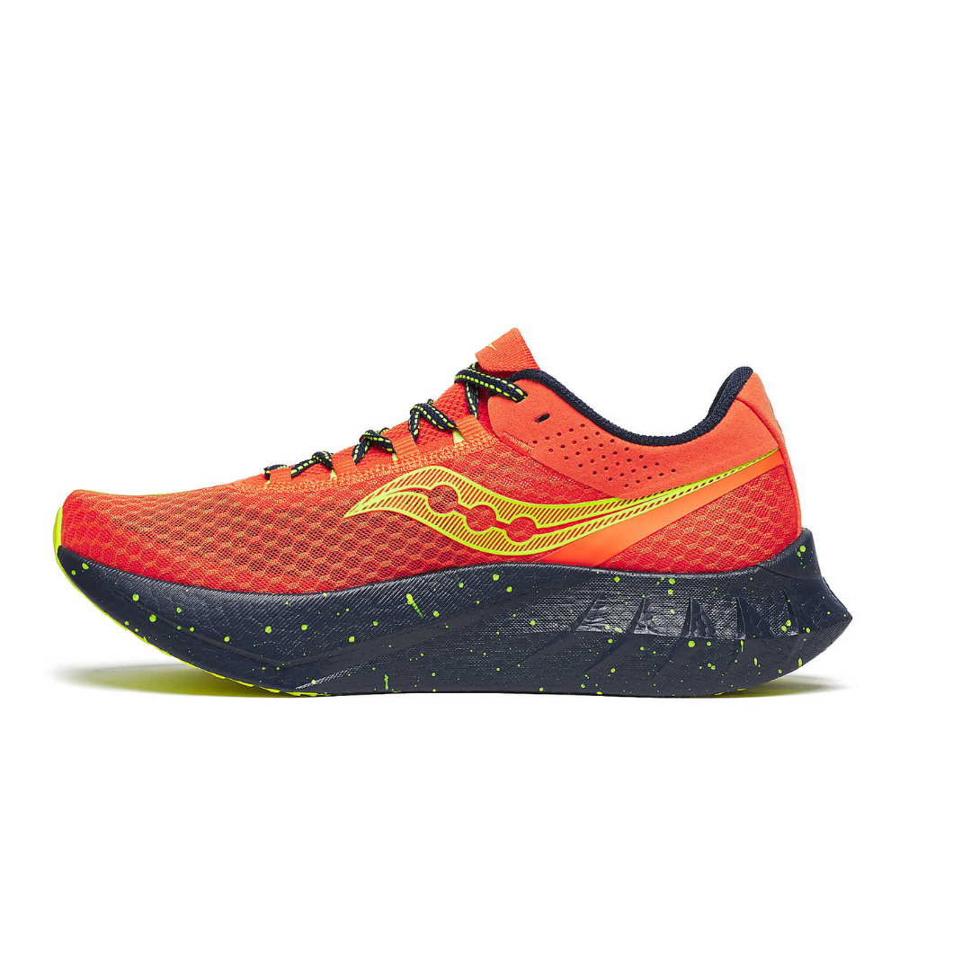 Saucony - Saucony Men's Endorphin Pro 4 Road Ruuning Shoes (Pepper/ Navy) - Cam2