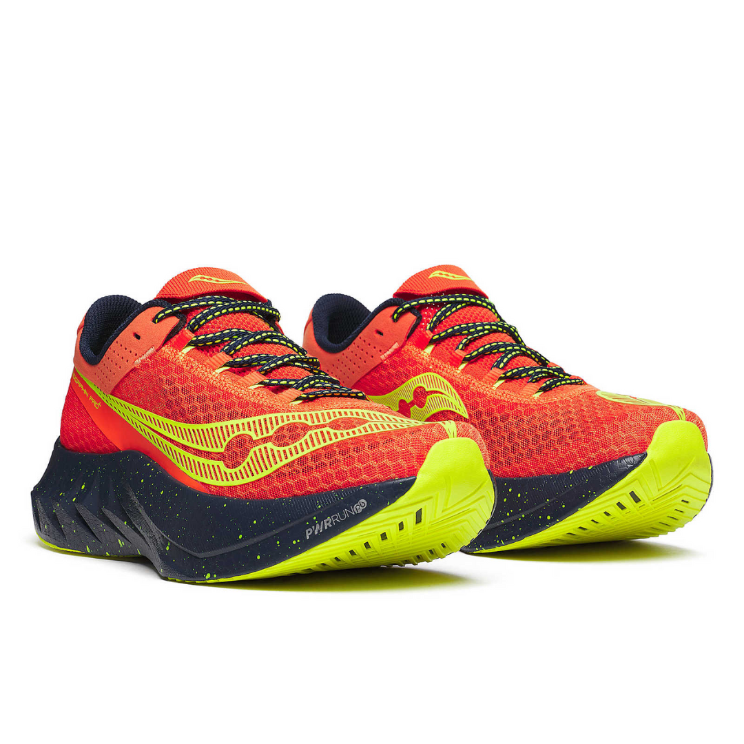 Saucony - Saucony Men's Endorphin Pro 4 Road Ruuning Shoes (Pepper/ Navy) - Cam2