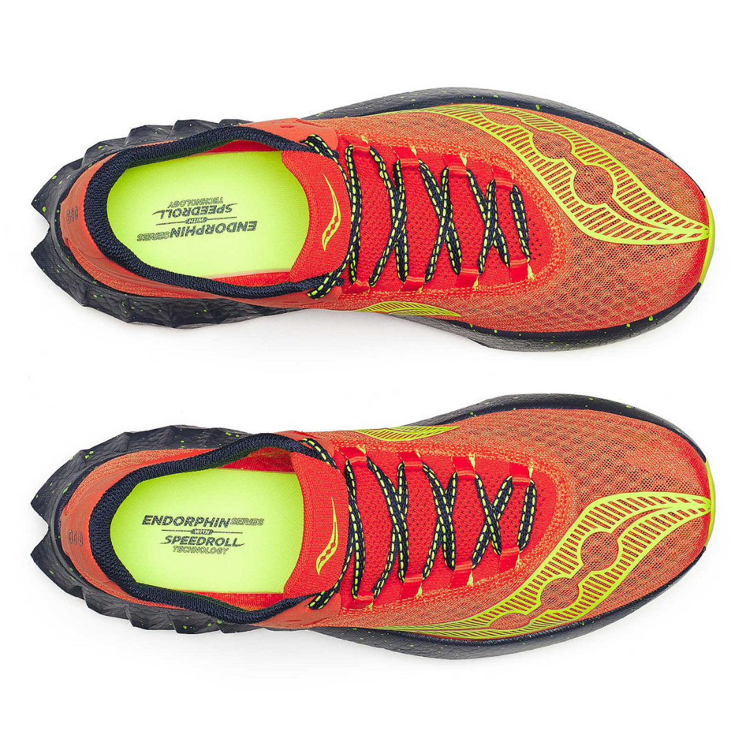 Saucony - Saucony Men's Endorphin Pro 4 Road Ruuning Shoes (Pepper/ Navy) - Cam2