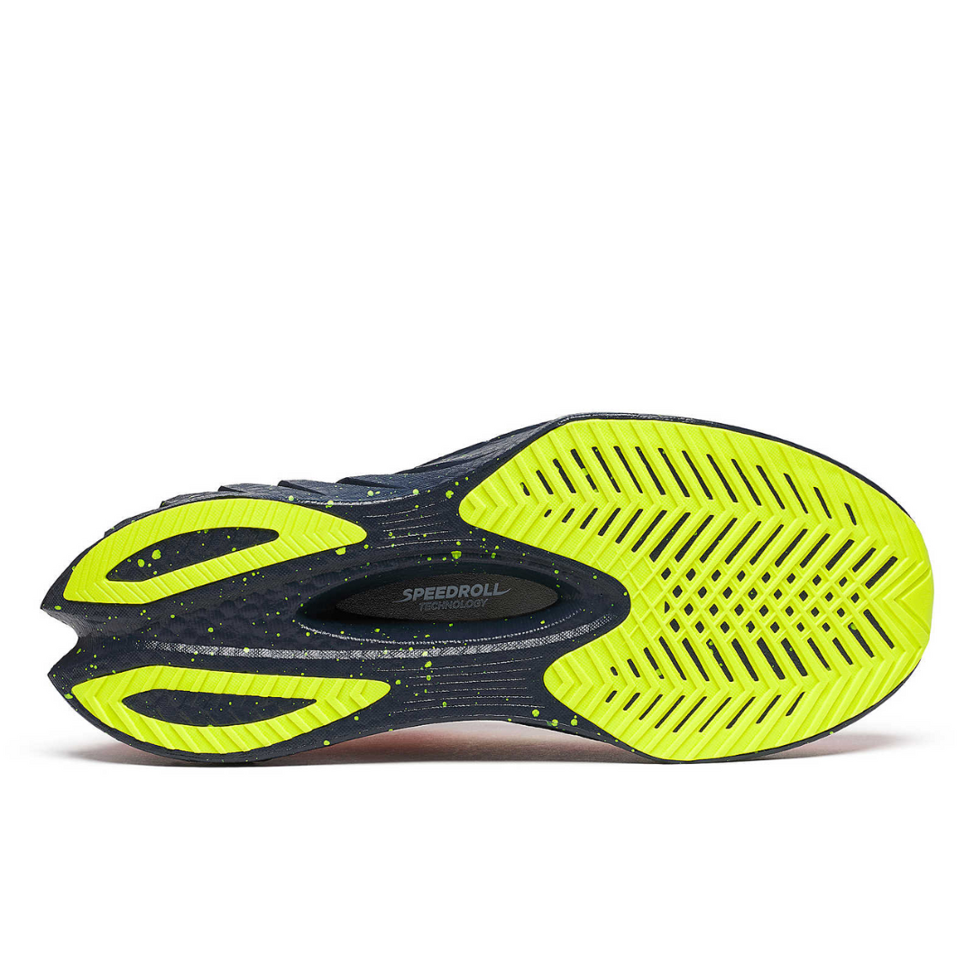 Saucony - Saucony Men's Endorphin Pro 4 Road Ruuning Shoes (Pepper/ Navy) - Cam2
