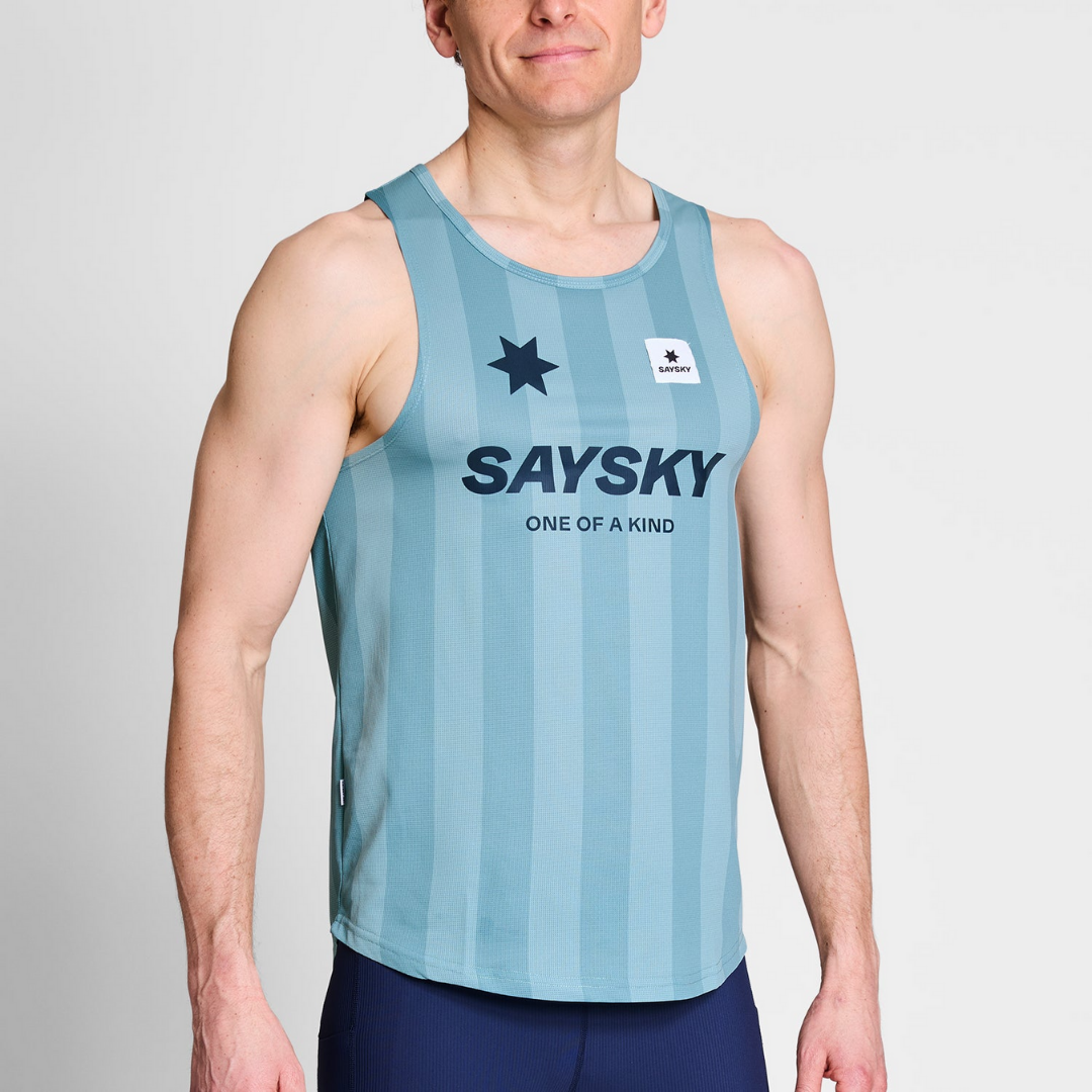SAYSKY - SAYSKY Men's Stripe Combat Singlet - Cam2