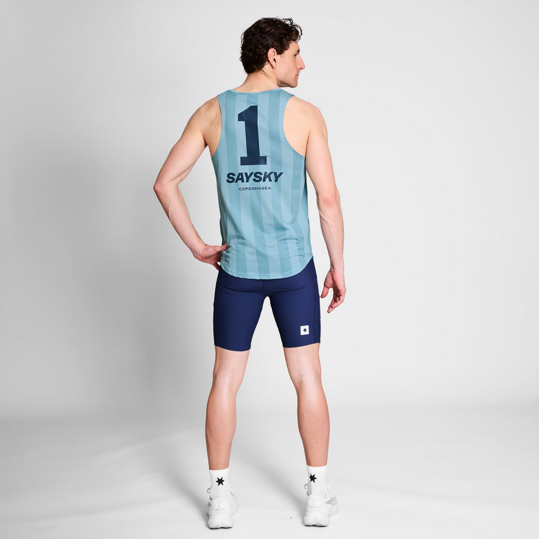 SAYSKY - SAYSKY Men's Stripe Combat Singlet - Cam2