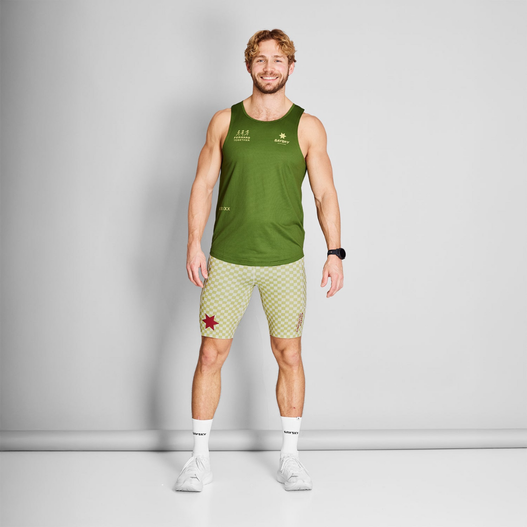 SAYSKY - SAYSKY Men's Statement Combat Singlet - Cam2