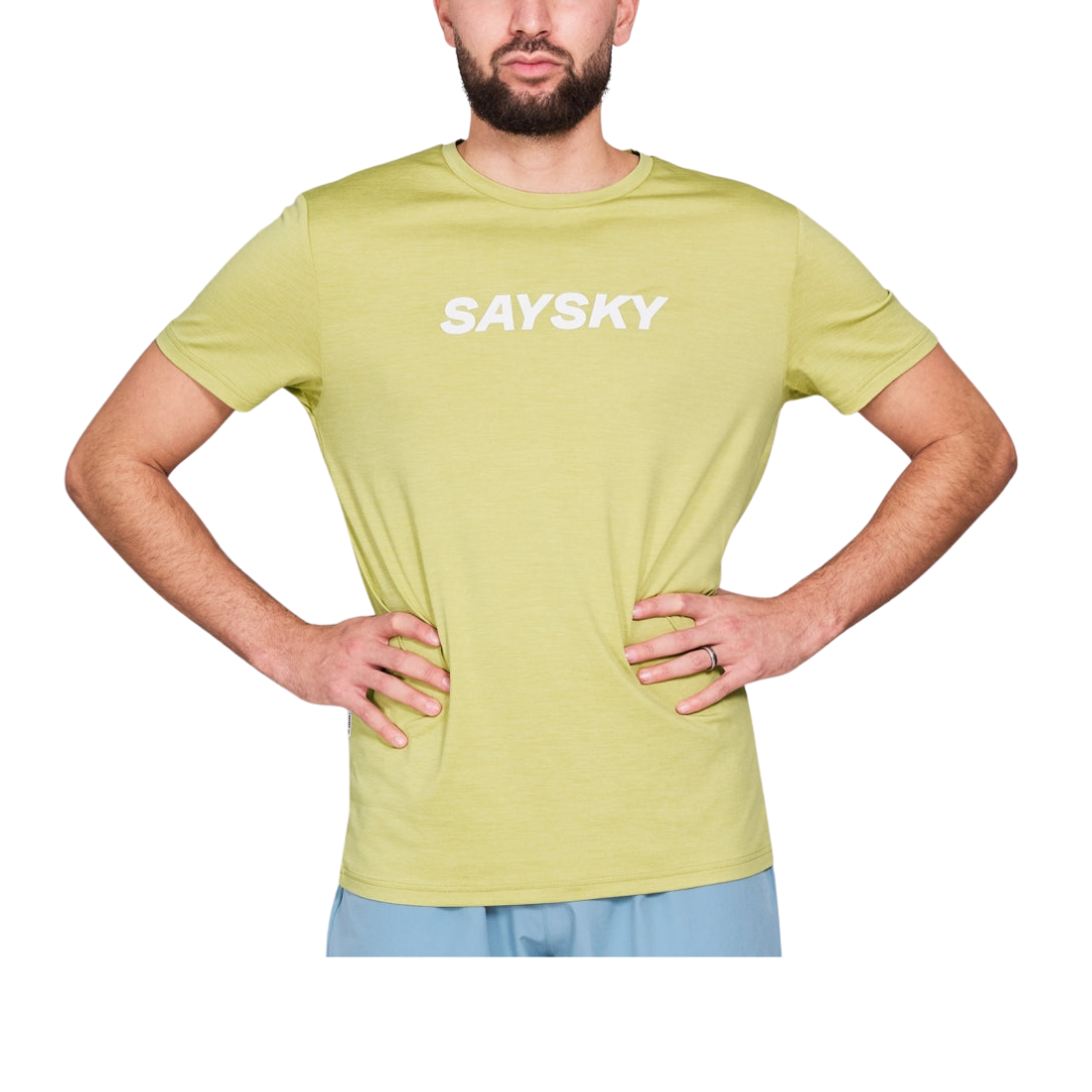 SAYSKY - SAYSKY Men's Logo Pace T-Shirt - Cam2