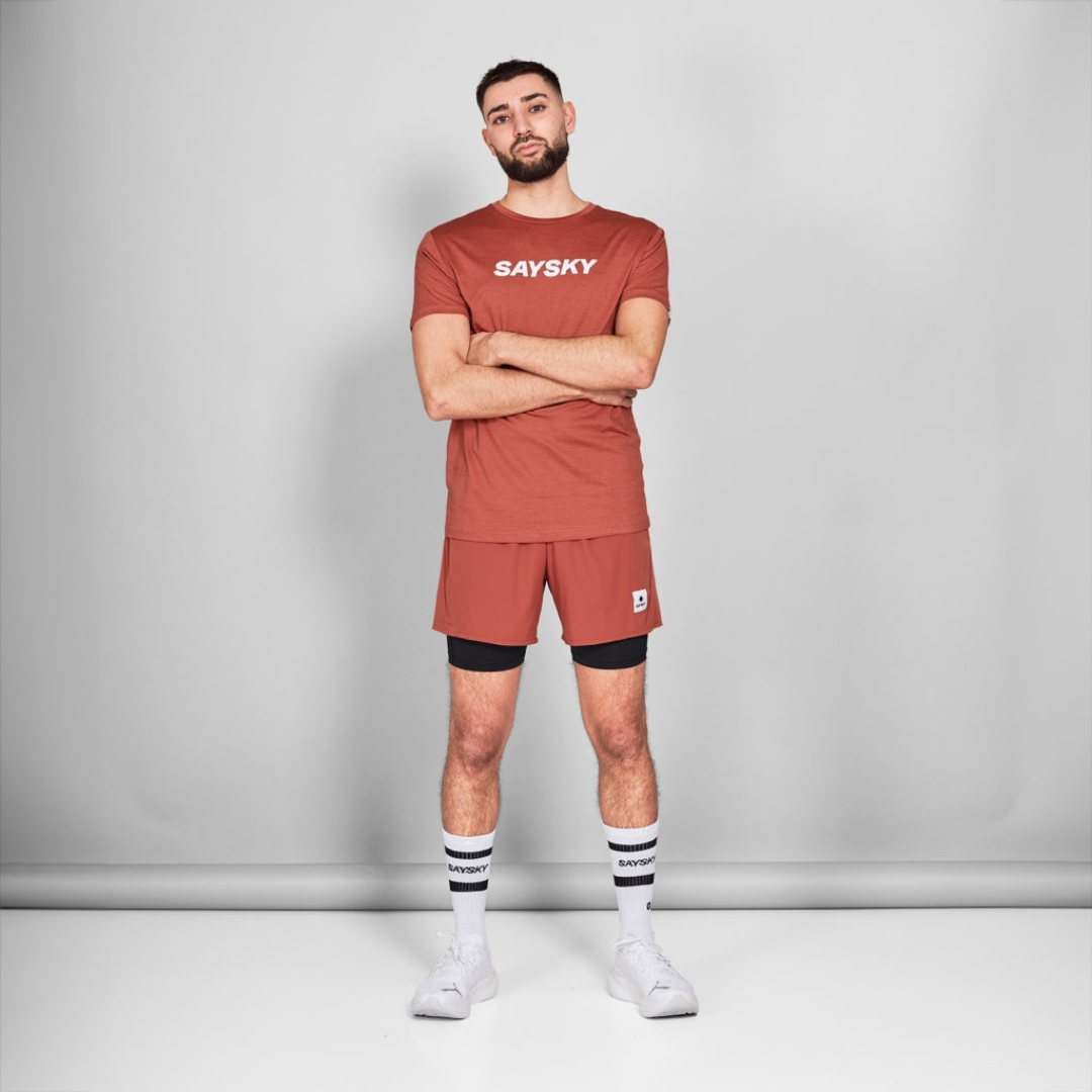 SAYSKY - SAYSKY Men's Logo Pace T-Shirt - Cam2