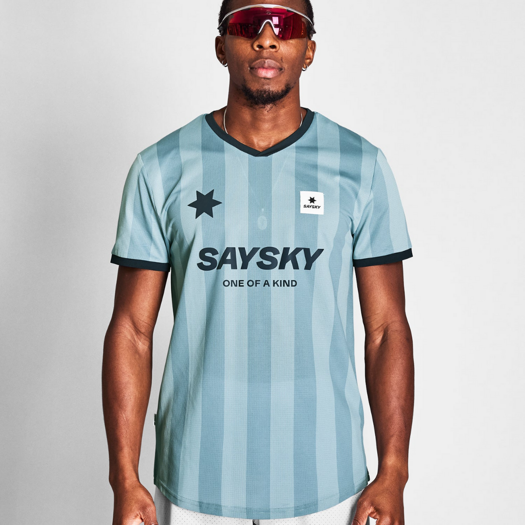 SAYSKY - SAYSKY Men's Stripe Combat T-Shirt - Cam2