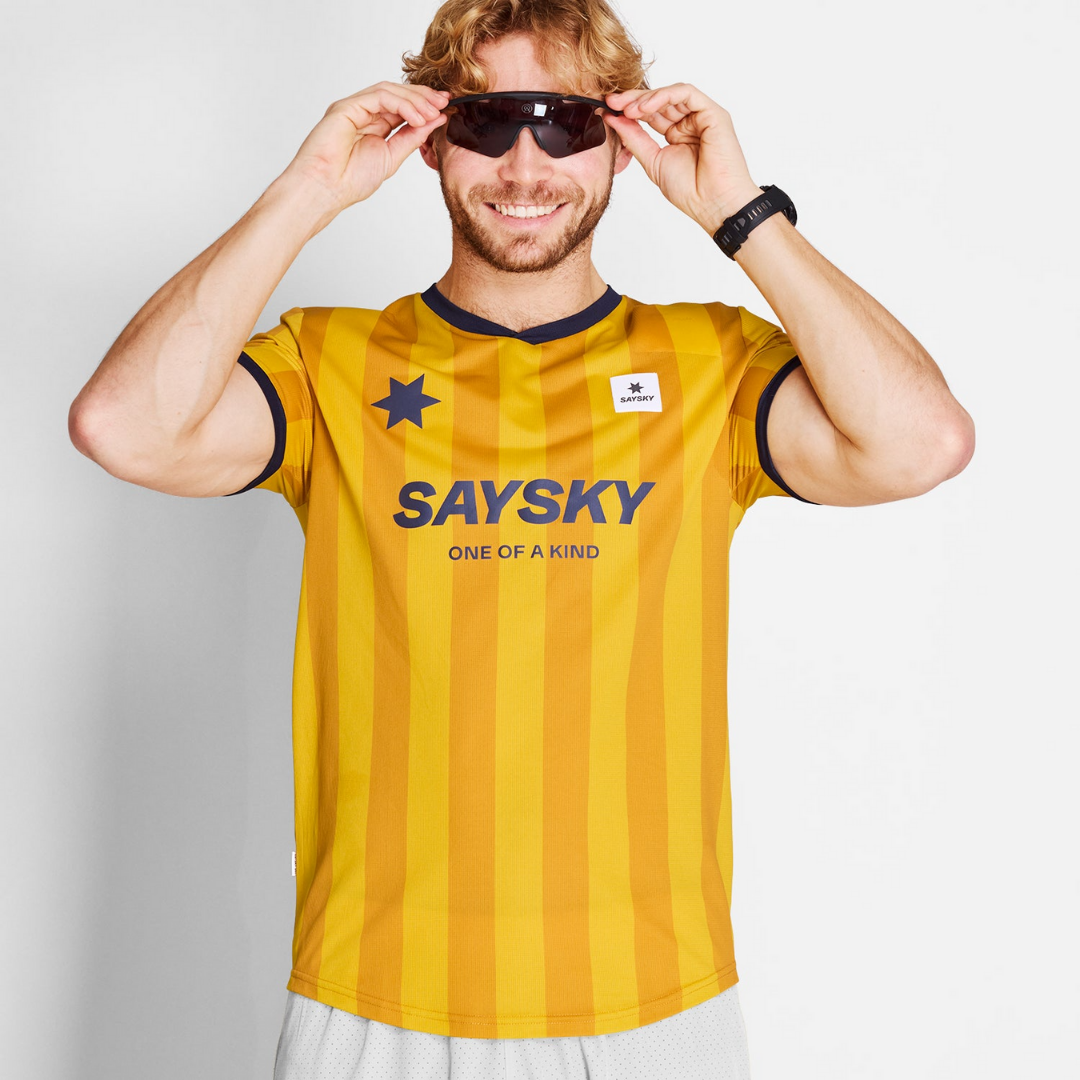 SAYSKY - SAYSKY Men's Stripe Combat T-Shirt - Cam2