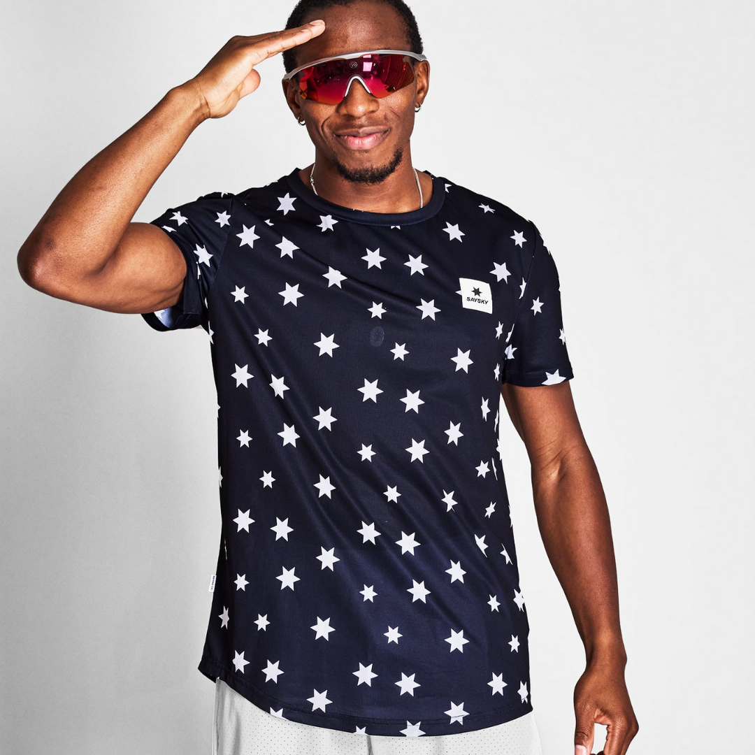 SAYSKY - SAYSKY Men's Star Combat T-Shirt - Cam2