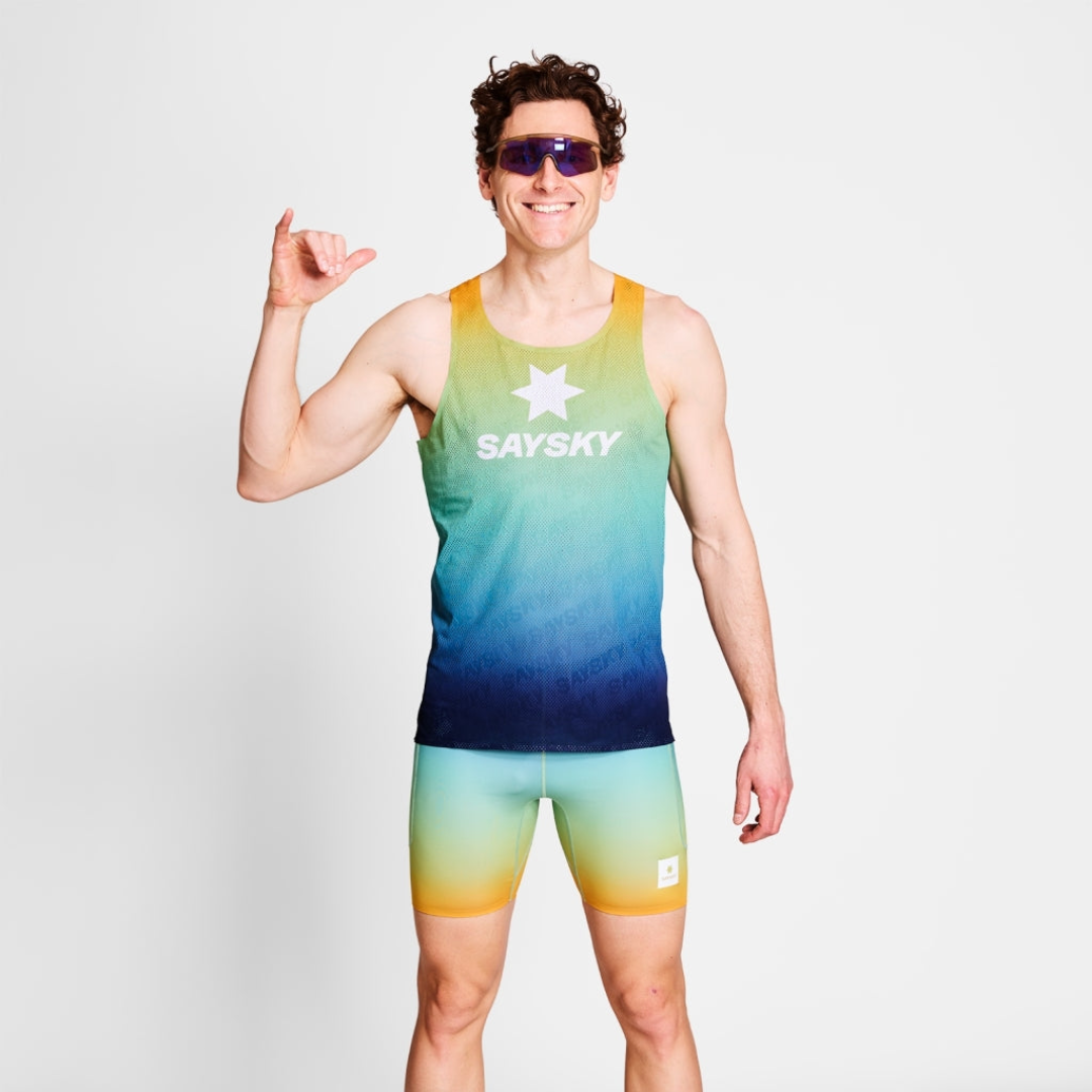 SAYSKY - SAYSKY Men's Drip Dye Combat+ Short Tights 7" - Cam2