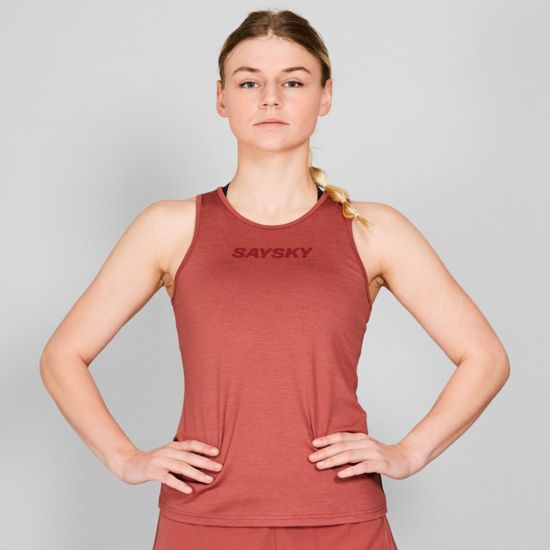 SAYSKY - SAYSKY Women's Logo Pace Top - Cam2