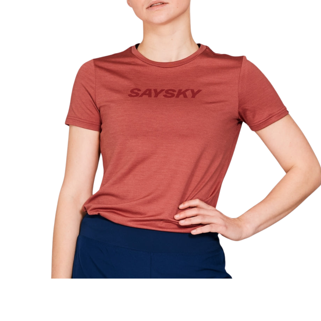 SAYSKY - SAYSKY Women's Logo Pace T-shirt - Cam2