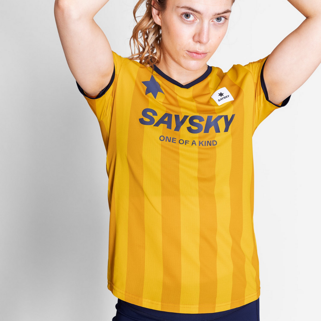 SAYSKY - SAYSKY Women's Stripe Combat T-shirt - Cam2