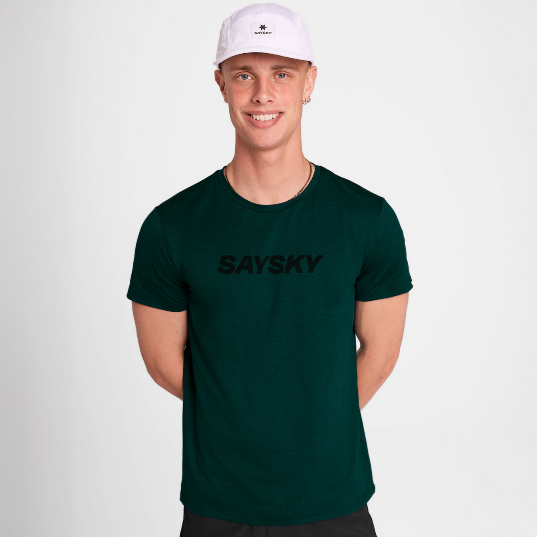 SAYSKY - SAYSKY Men's Logo Pace T-Shirt - Cam2