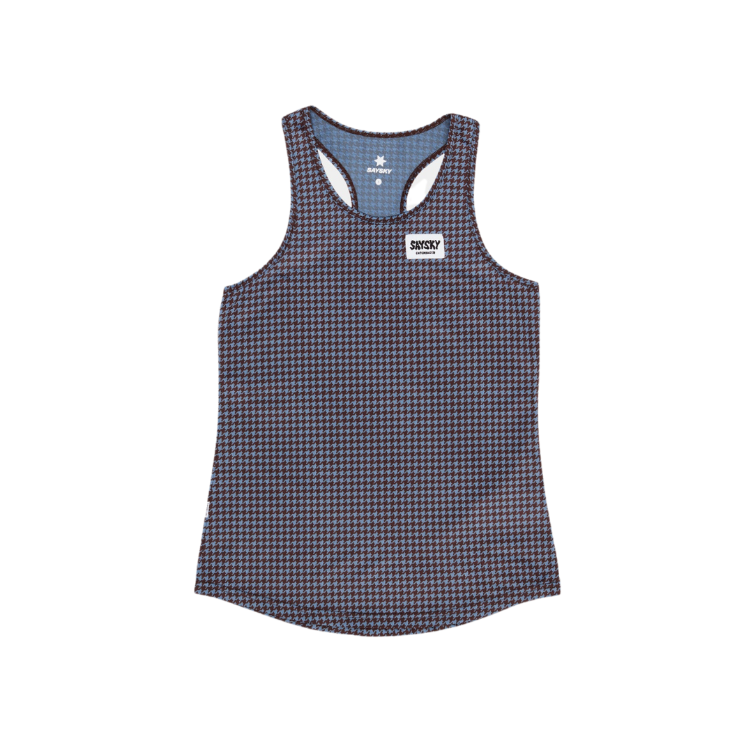 SAYSKY Women's Houndstooth Combat Singlet