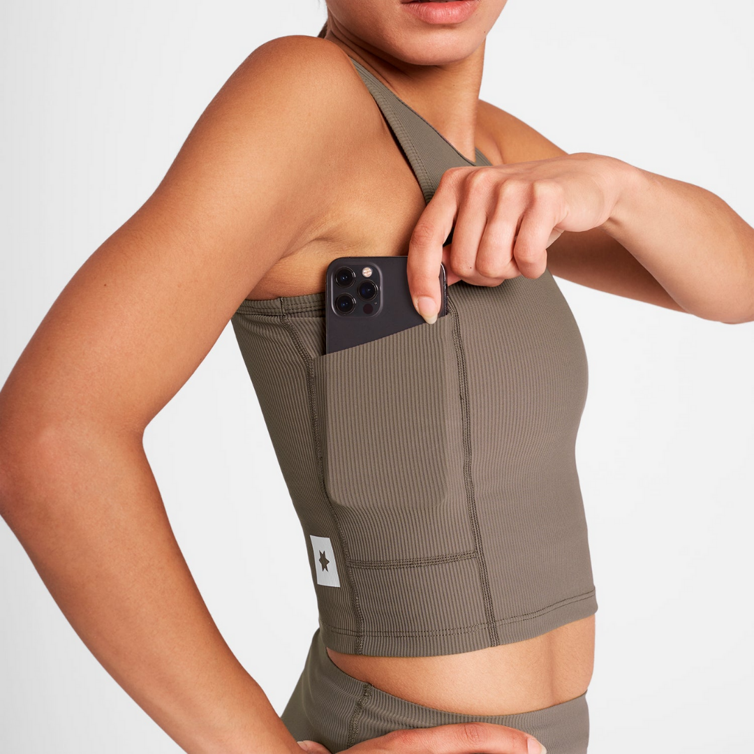 SAYSKY - SAYSKY Women's  Combat Rib Crop Top - Cam2