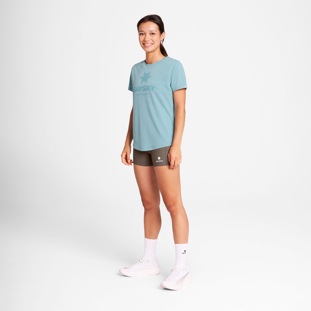 SAYSKY Women's Logo Combat Pro T-shirt