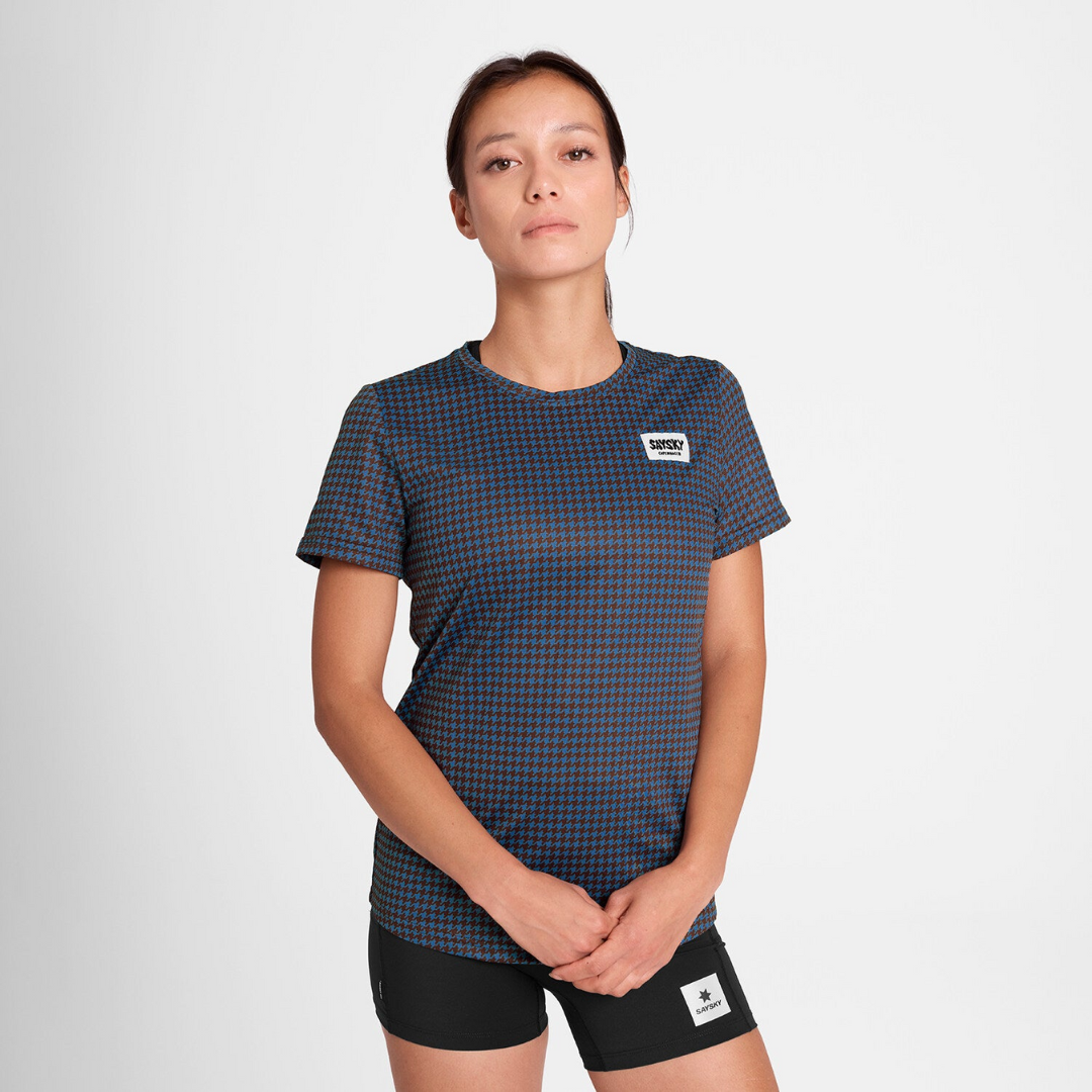 SAYSKY Women's Houndstooth Combat T-shirt