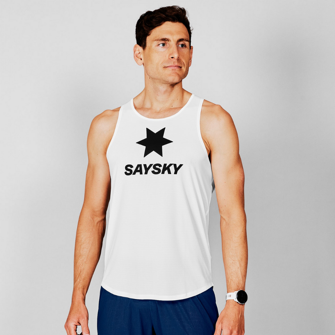 SAYSKY - SAYSKY Men's Logo Flow Singlet - Cam2