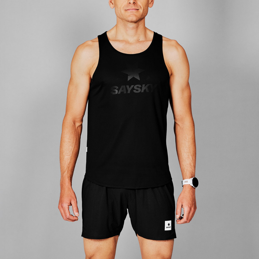 SAYSKY - SAYSKY Men's Logo Flow Singlet - Cam2