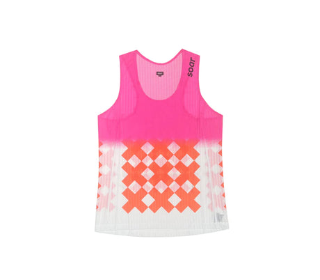 Soar Women's Race Vest HK (Pink/ Orange) - Cam2