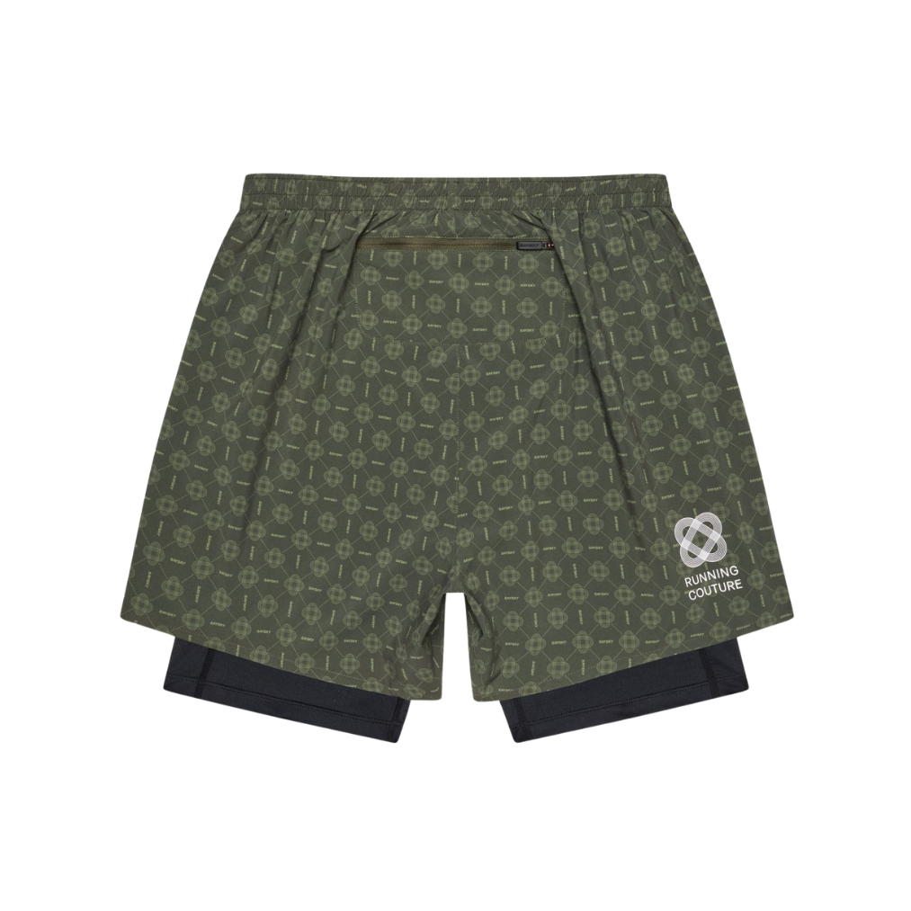 SAYSKY Men's Couture Pace 2 in 1 Shorts 5"