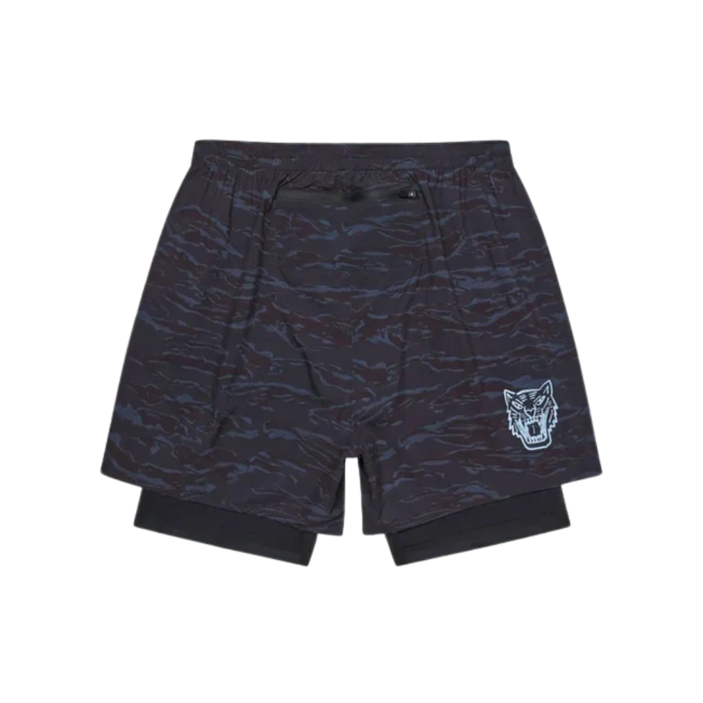SAYSKY Men's Tiger Pace 2 in 1 Shorts 5"