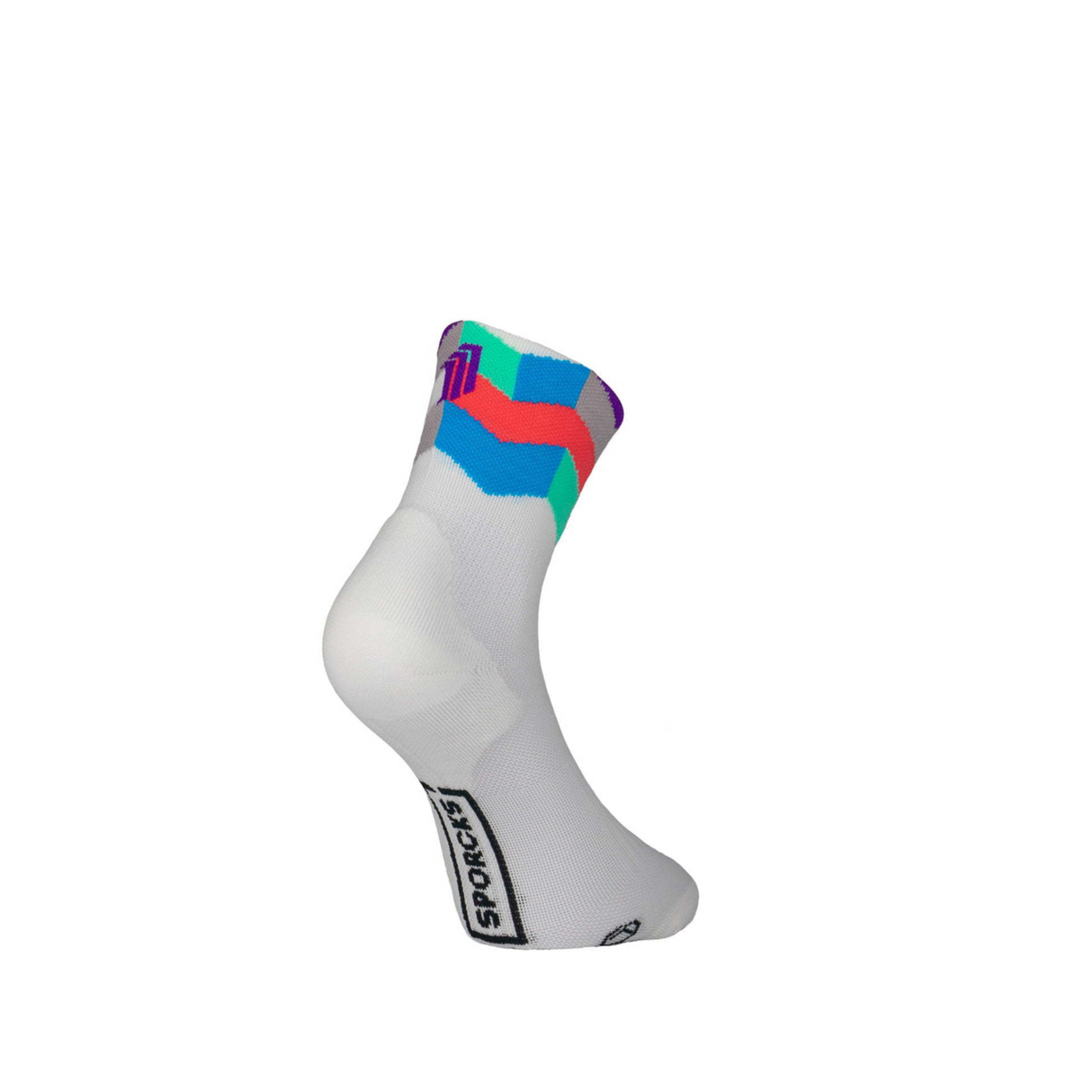 Sporcks - Sporcks Art White Triathlon Socks - Cam2