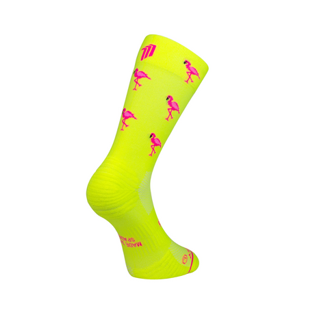 Sporcks - Sporcks Flamingo Yellow Running Socks - Cam2