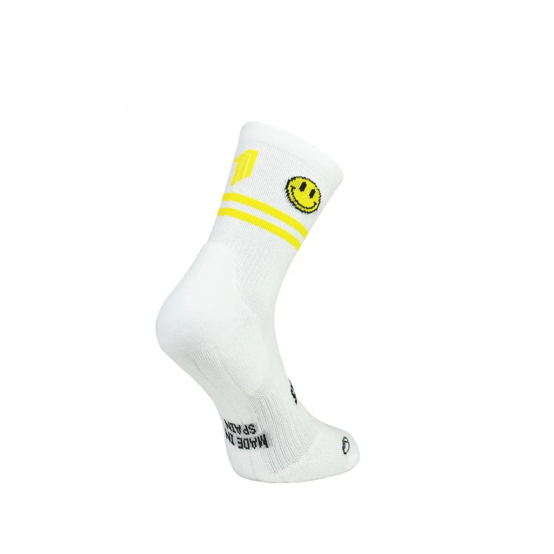 Sporcks - Sporcks Happy Run Socks (White) - Cam2