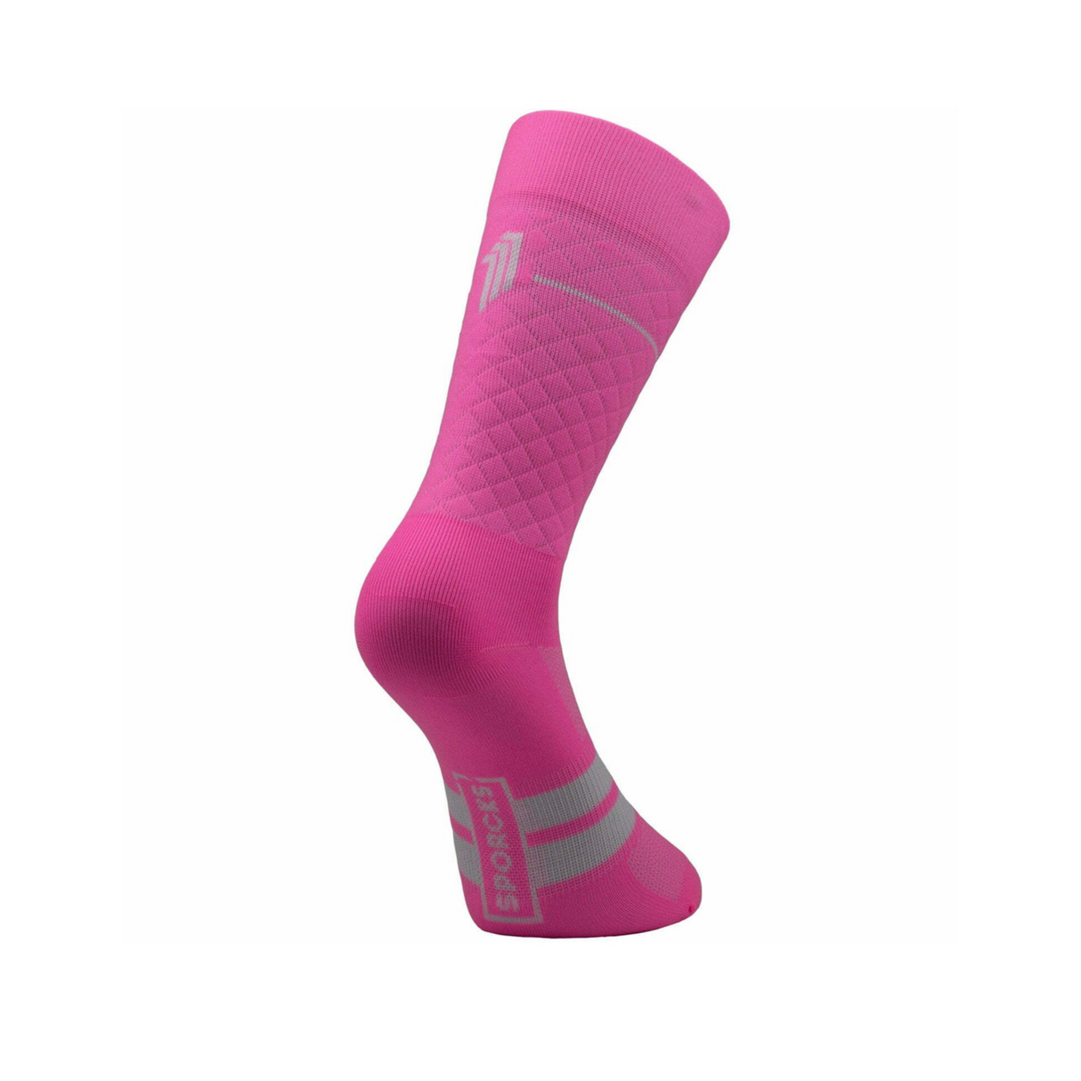 Sporcks - Sporcks Marie Blanque Pink Cycling Socks - Cam2