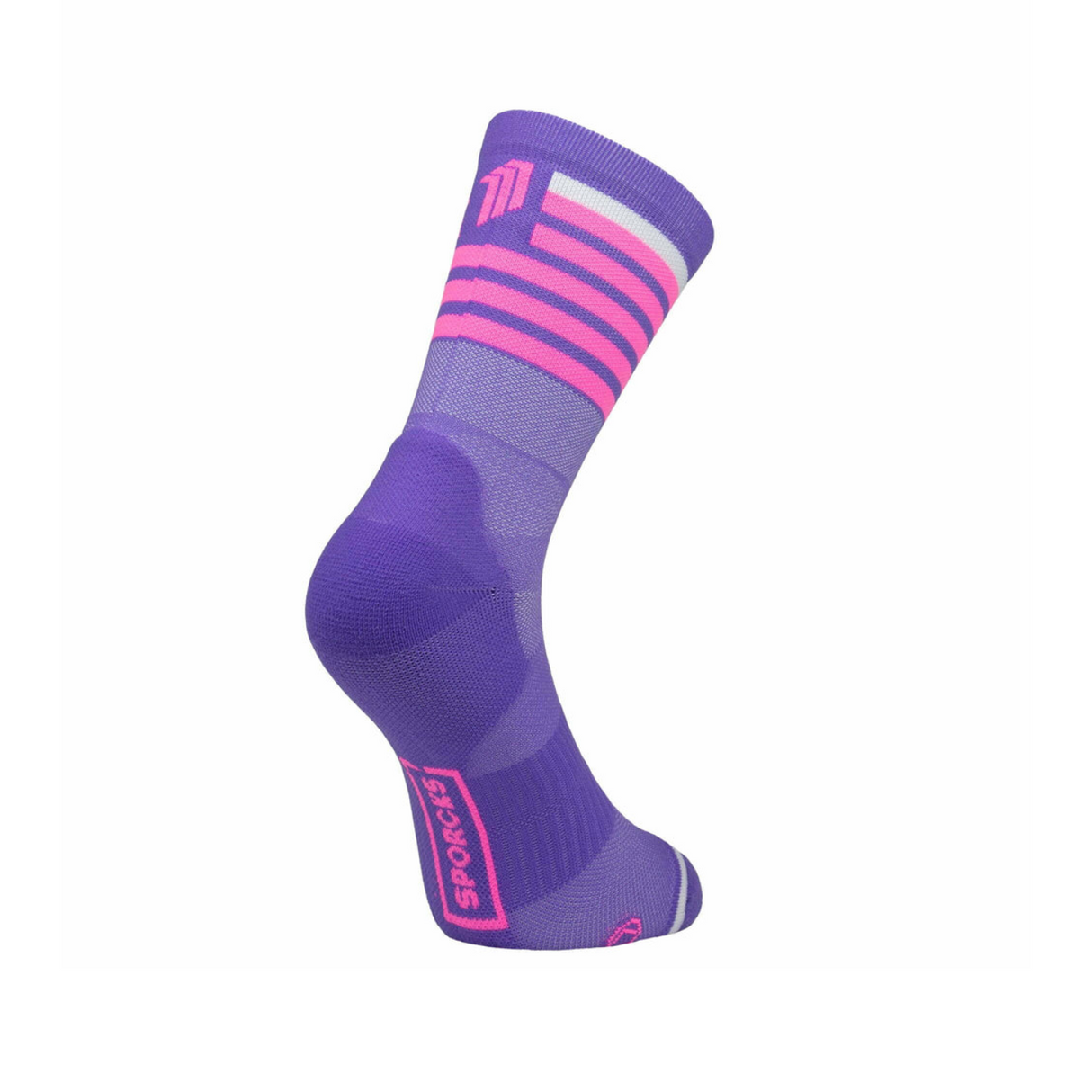 Sporcks - Sporcks Red Air Purple Triathlon Socks - Cam2