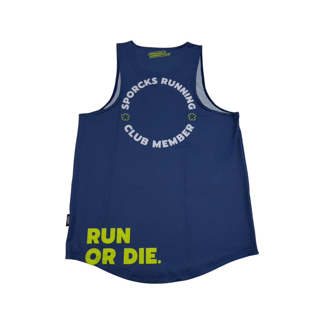 Sporcks - Sporcks Unisex's Run Or Die Singlet - Cam2