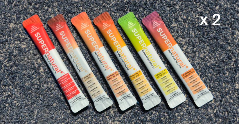 SUPERnatural - SUPERnatural SUPERsalty Electrolyte Sachet 12P (x2 Flavour) - Cam2