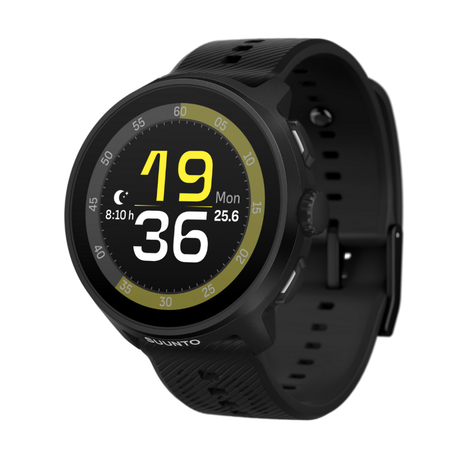 Suunto - Suunto Run GPS Outdoor Watch (Stainless steel Silicone Strap) - Cam2