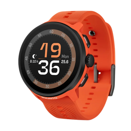 Suunto - Suunto Run GPS Outdoor Watch (Stainless steel Silicone Strap) - Cam2