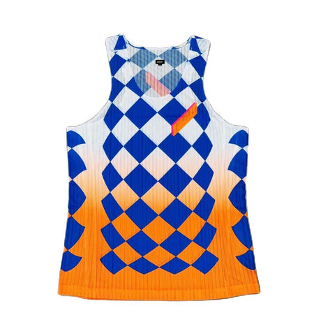 Soar Men's Race Vest  (White/Blue/Orange) - Cam2