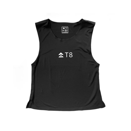 T8 - T8 Women's Trail Running Tank (Black) - Cam2