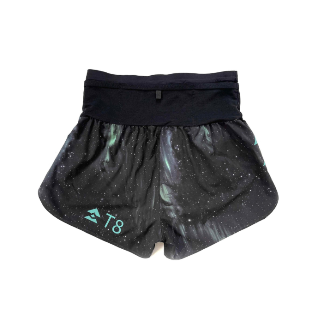 T8 - T8 Women's Sherpa Shorts v2 (Aurora) - Cam2