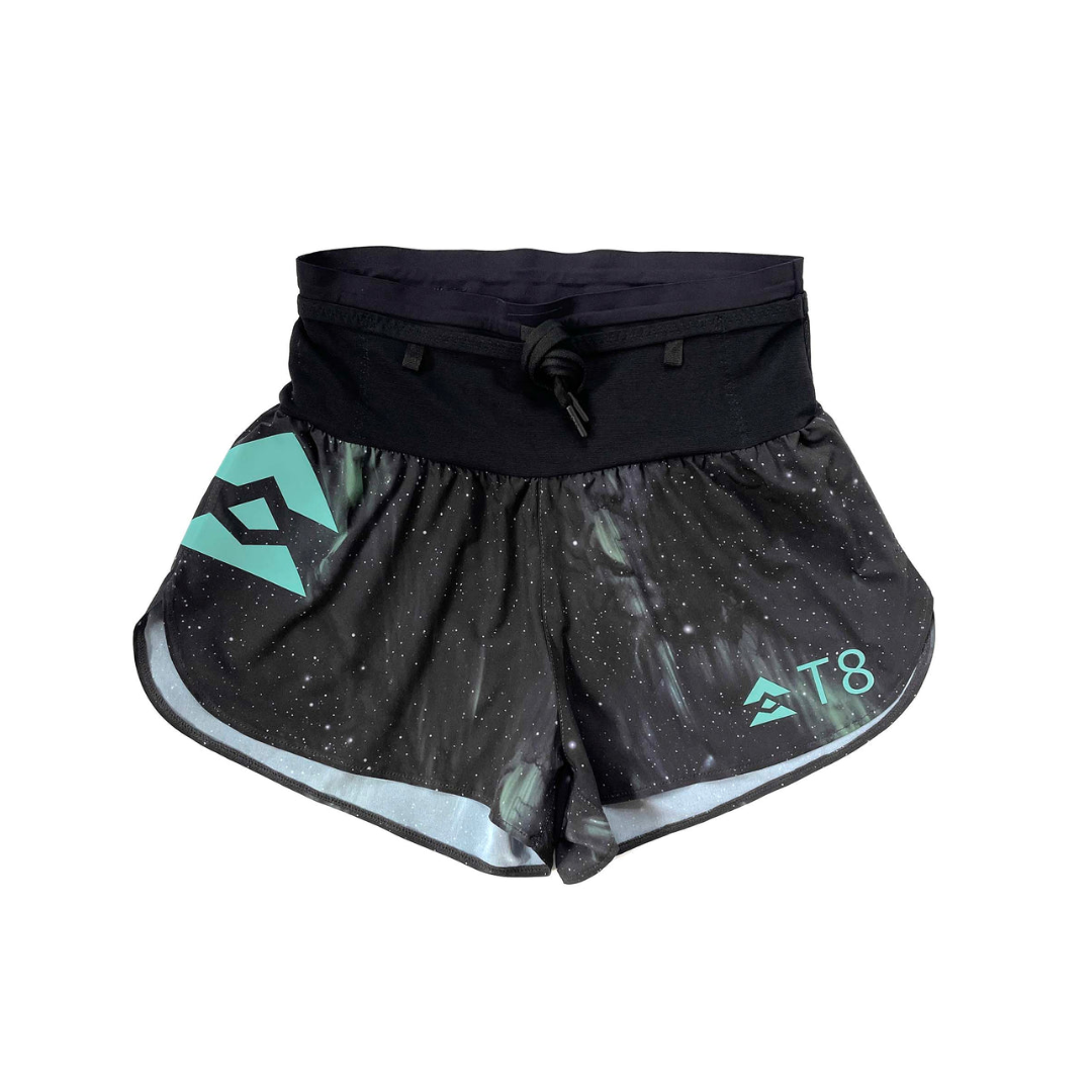 T8 - T8 Women's Sherpa Shorts v2 (Aurora) - Cam2