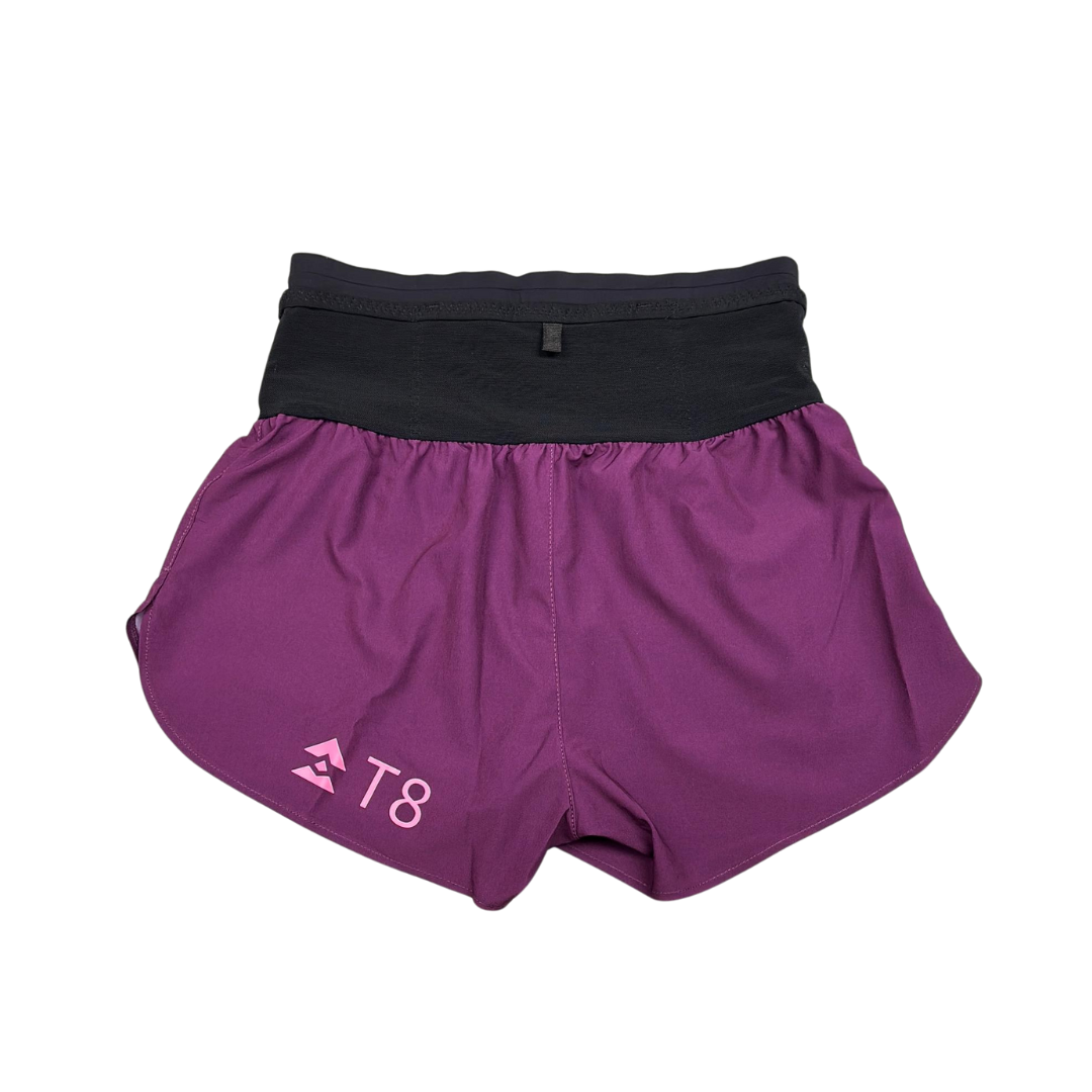 T8 Women's Sherpa Shorts v2 (Burgundy)