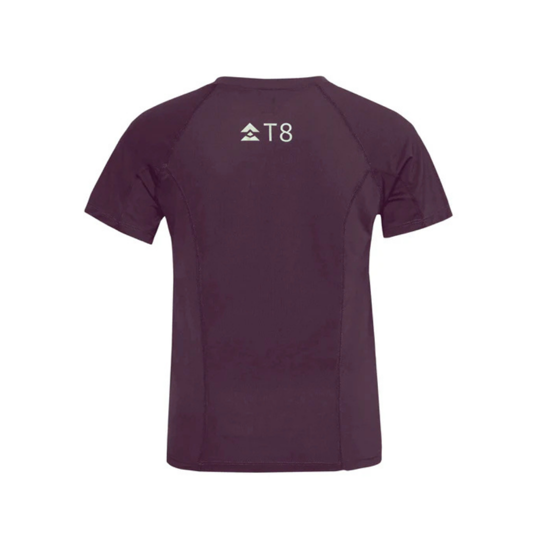 T8 - T8 Women's Zone 2 Tee (Plum) - Cam2