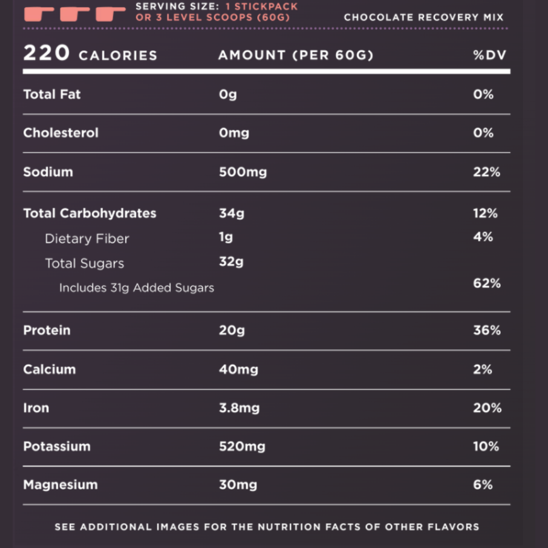 Tailwind Rebuild Recovery Mix (20 Servings Bag)
