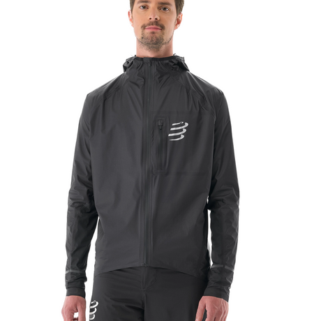 Compressport (C) - Compressport Unisex's Thunderstorm Waterproof 25/75 Jacket - Cam2