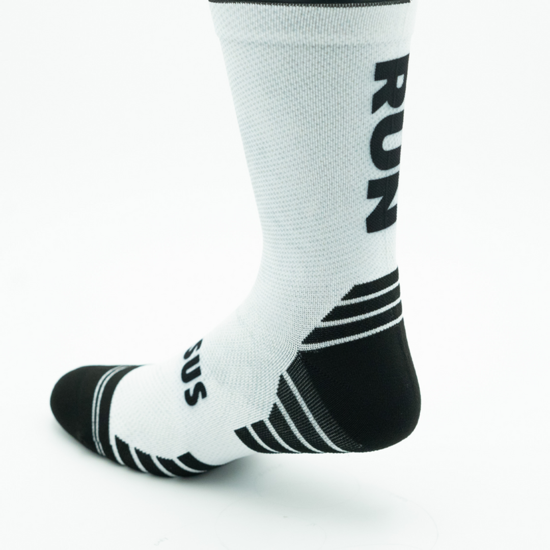 Versus RUN White Active Crew Socks