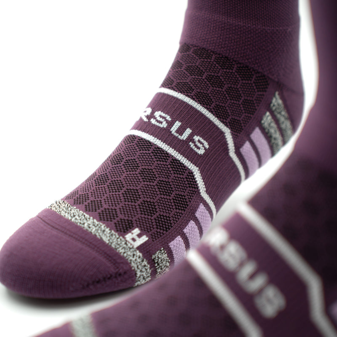 Versus Midnight Plum Trail Running Socks