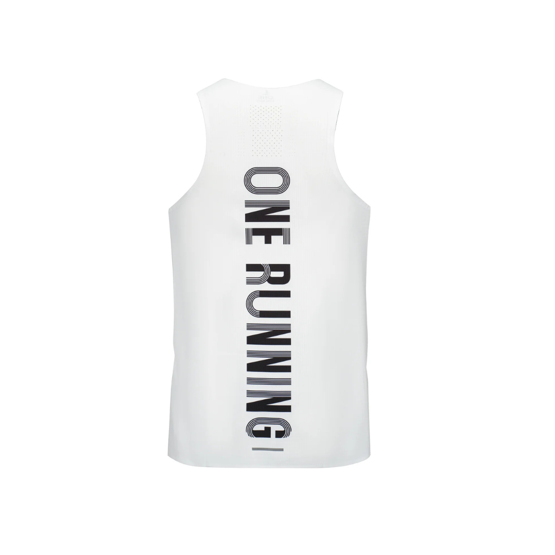 One Running - One Running Men's Victory Speed Tech Singlet Eclipse - Cam2